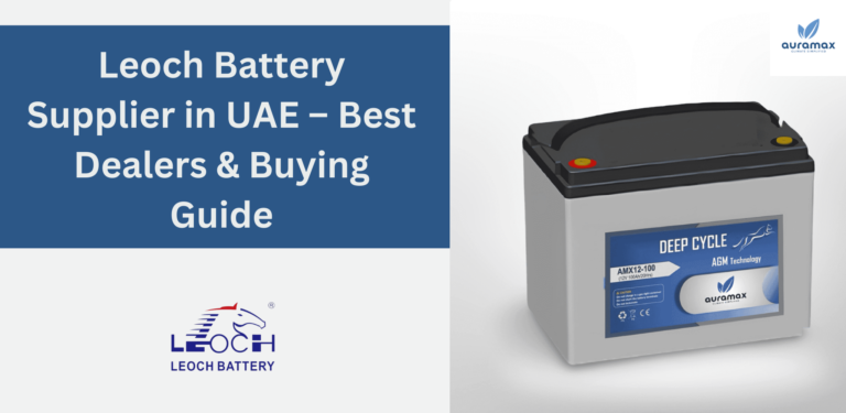 Leoch battery Supplier in UAE