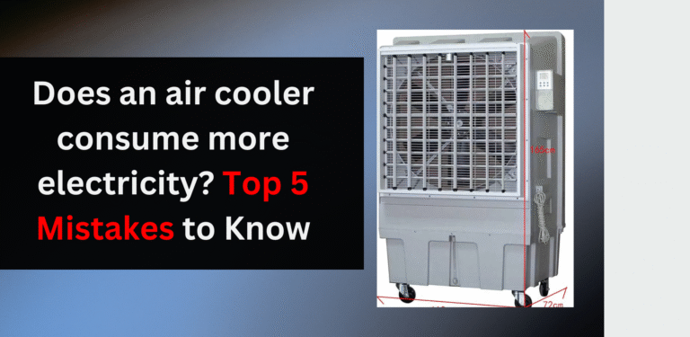Does an air cooler consume more electricity?
