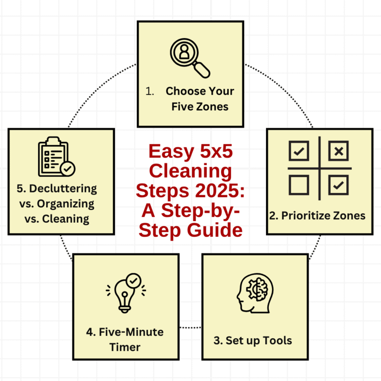 Easy 5x5 Cleaning Steps