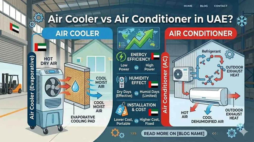 Air Cooler vs Air Conditioner in UAE