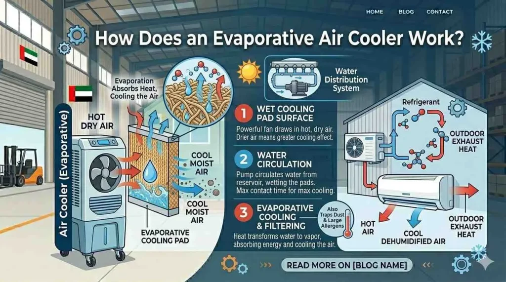 How Does an Evaporative Air Cooler Work? — UAE Science & Technology Guide