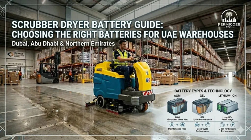 Scrubber Dryer Battery Guide for UAE